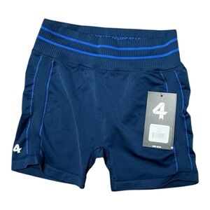 Four Laps - NWT - Navy Blue Athletic Shorts Size M/L
